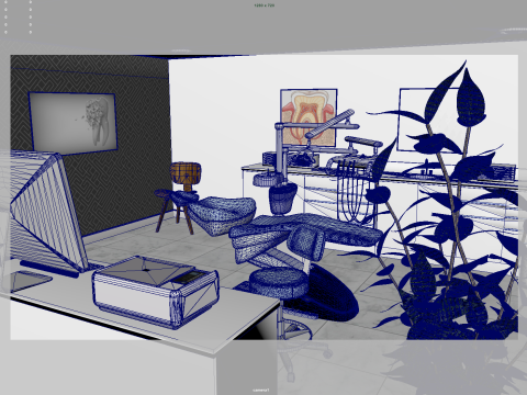 Dental Clinic 3Dモデル