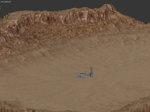 Martian base 3D Model