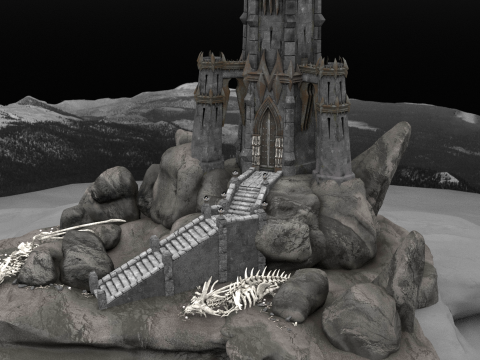 Dark Tower 3D Model