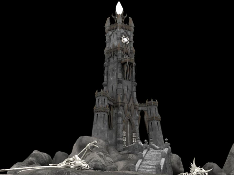 Dark Tower 3D Model
