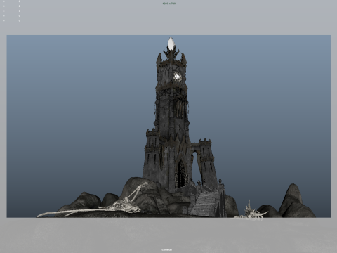 Dark Tower Model 3D