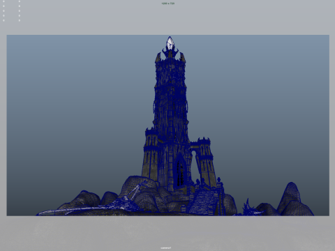 Dark Tower Model 3D
