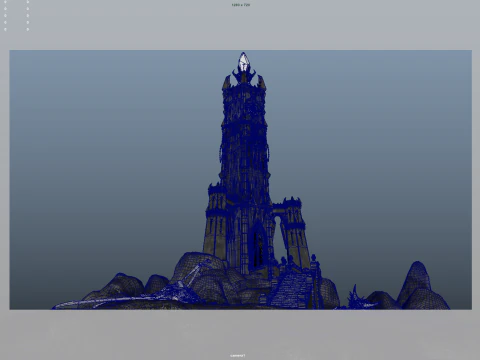 Dark Tower 3D Model