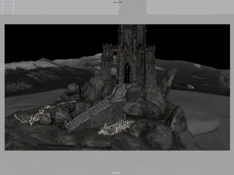 Dark Tower 3D Model