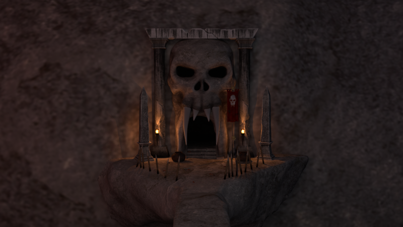 Skeleton Cave Modelo 3D .c4d .max .obj .3ds .fbx .stl .blend 