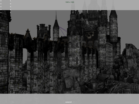 Skeleton Castle 3D मॉडल
