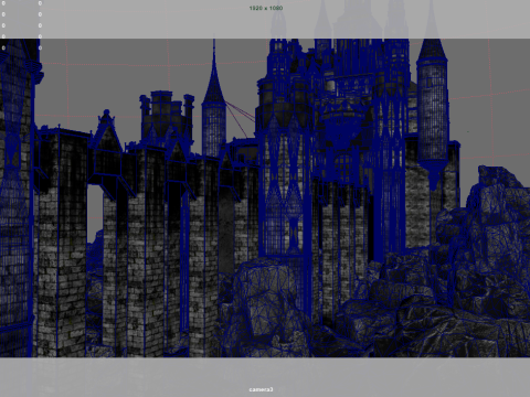 Skeleton Castle 3D मॉडल