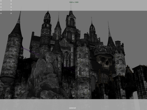 Skeleton Castle 3D मॉडल