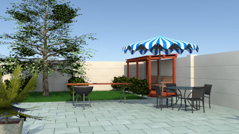 Yard 3D Model .c4d .max .obj .3ds .fbx .stl .blend