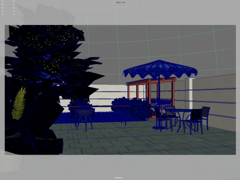Yard 3D Model