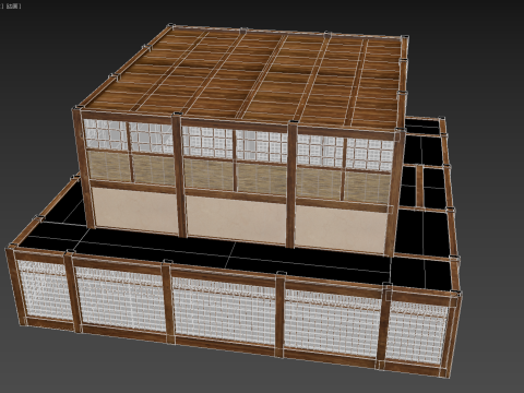 Japanese Martial Arts Training Dojo Modelo 3D