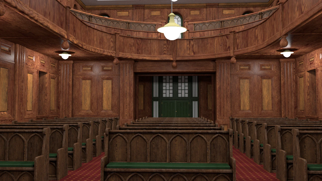 The Meeting Lodge 3D Model .c4d .max .obj .3ds .fbx .stl .blend