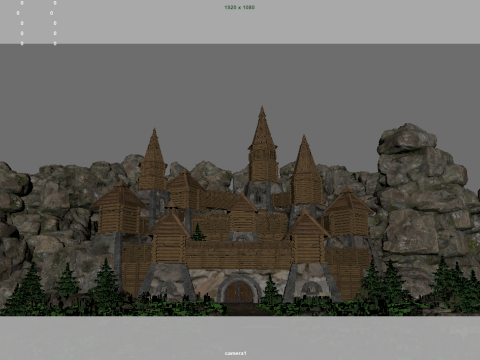 Fort Modelo 3D