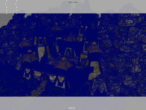 किला 3D मॉडल