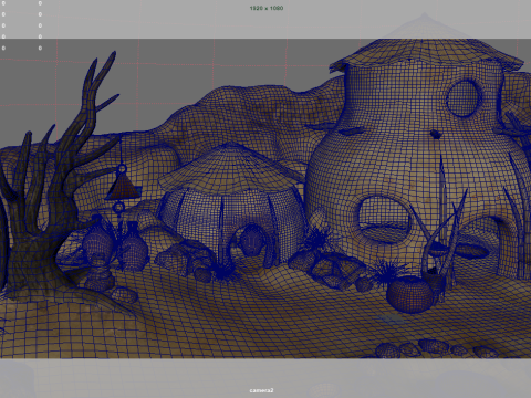 Desert Tribe Hut 3D-Modell