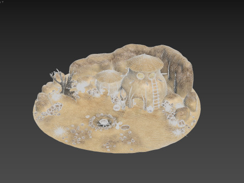 Desert Tribe Hut 3D-Modell