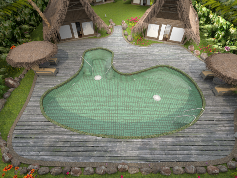 Tropical vacation 3D 모델