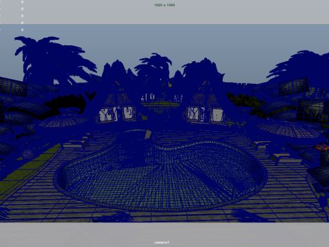 Tropical vacation 3D 모델