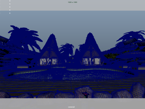 Tropical vacation 3D 모델