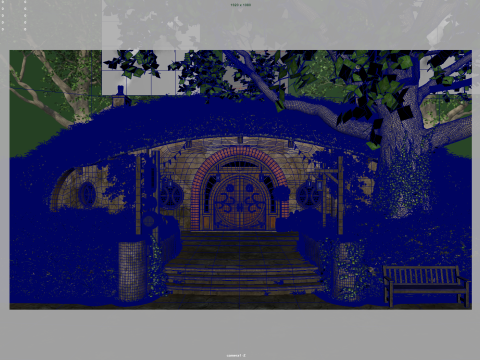 Hobbits house Modello 3D
