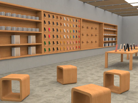 Electronic Store 3D Model