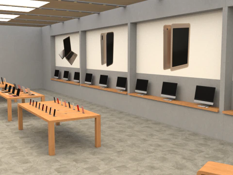 Electronic Store 3D Model