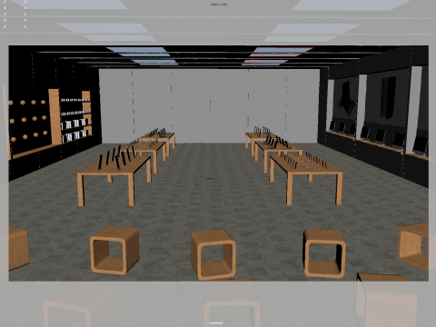 Electronic Store Model 3D