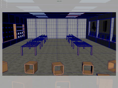 Electronic Store 3D Model