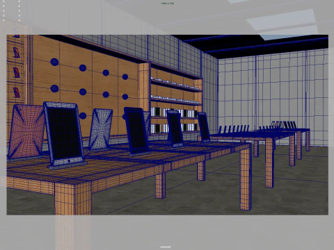 Electronic Store 3D Model
