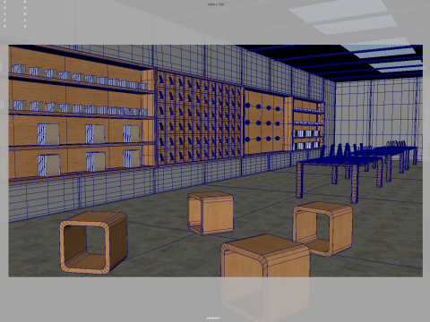 Electronic Store Model 3D