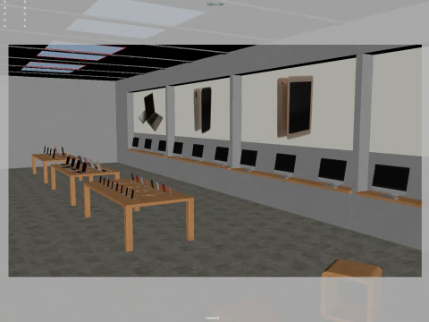 Electronic Store 3D Model