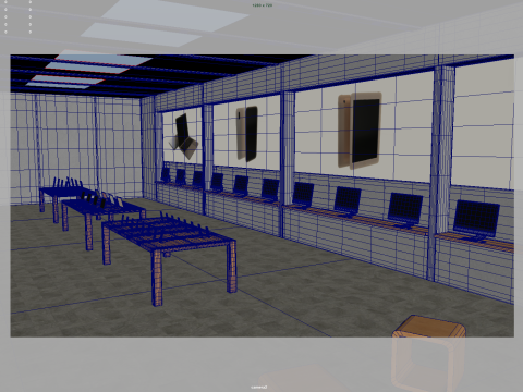 Electronic Store Model 3D