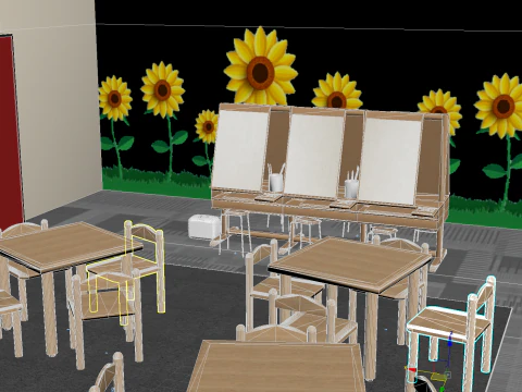 Kindergarten Classroom 3D Model