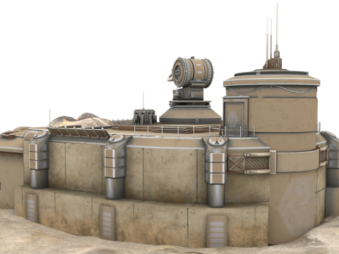 Mars Base 3D Model