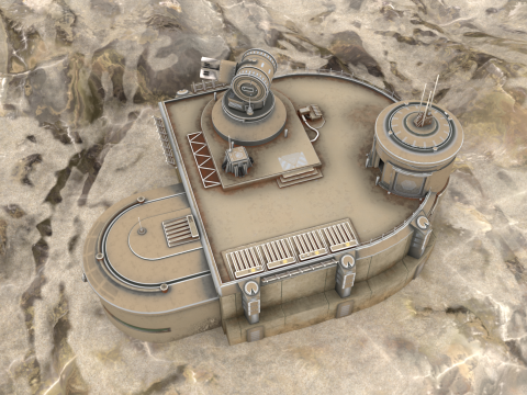 Mars Base 3D 模型