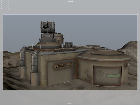 Mars Base 3D 模型