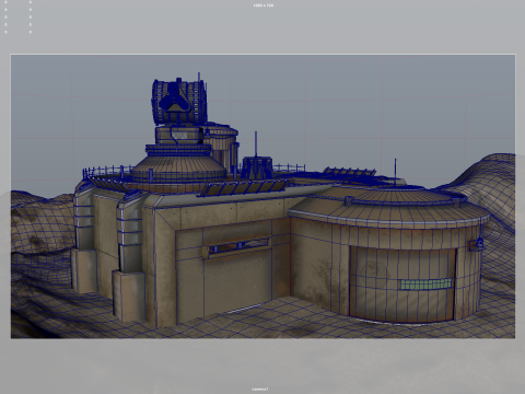 Mars Base 3D 模型