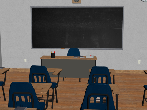 Classroom 3D Model