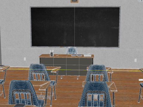 Classroom 3D Model