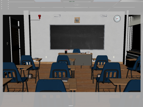 Classroom 3D Model