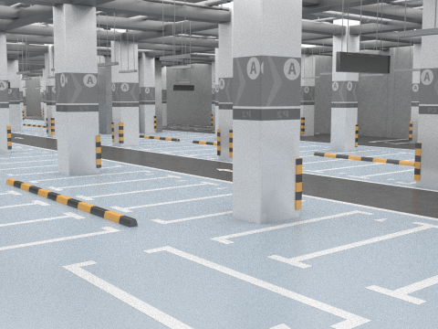 Underground Parking 3D Модель