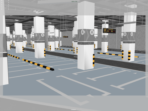Underground Parking 3D Модель