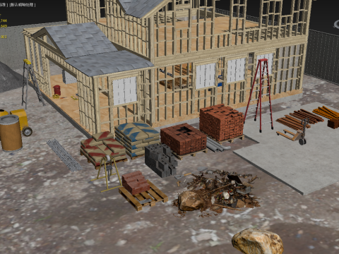 Under Construction Modelo 3D