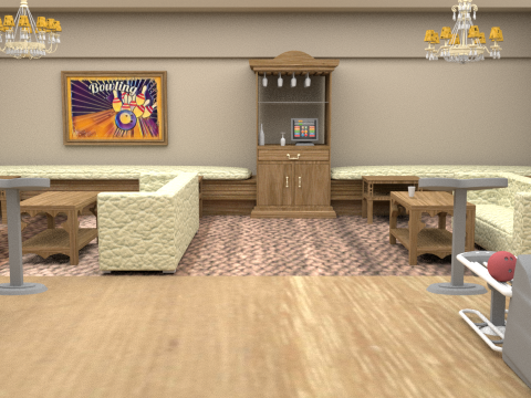 Bowling Alley Model 3D