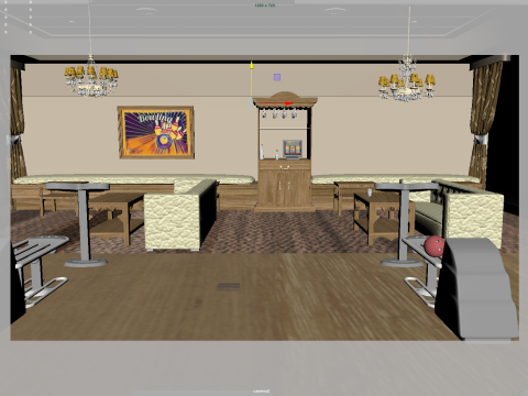 Bowling Alley Model 3D