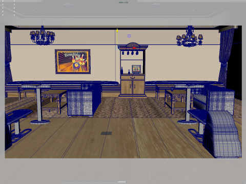 Bowling Alley Model 3D