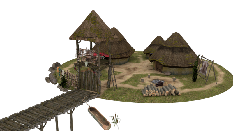 Primitive tribes Modello 3D .c4d .max .obj .3ds .fbx .stl .blend 
