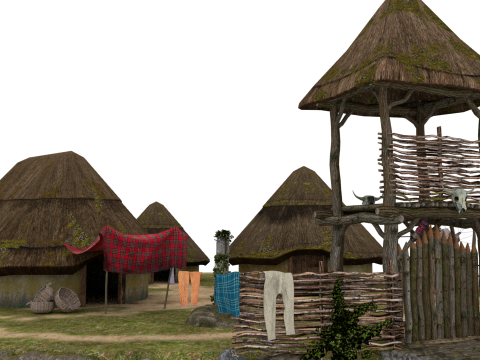 Primitive tribes Modello 3D