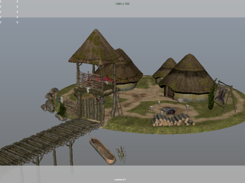 Primitive tribes Modello 3D