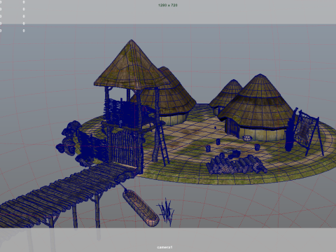 Primitive tribes Modello 3D